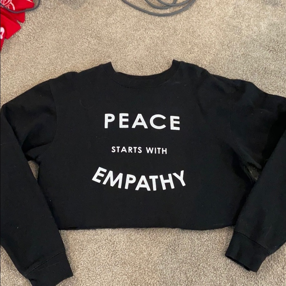 Cropped Sweatshirt Size Small